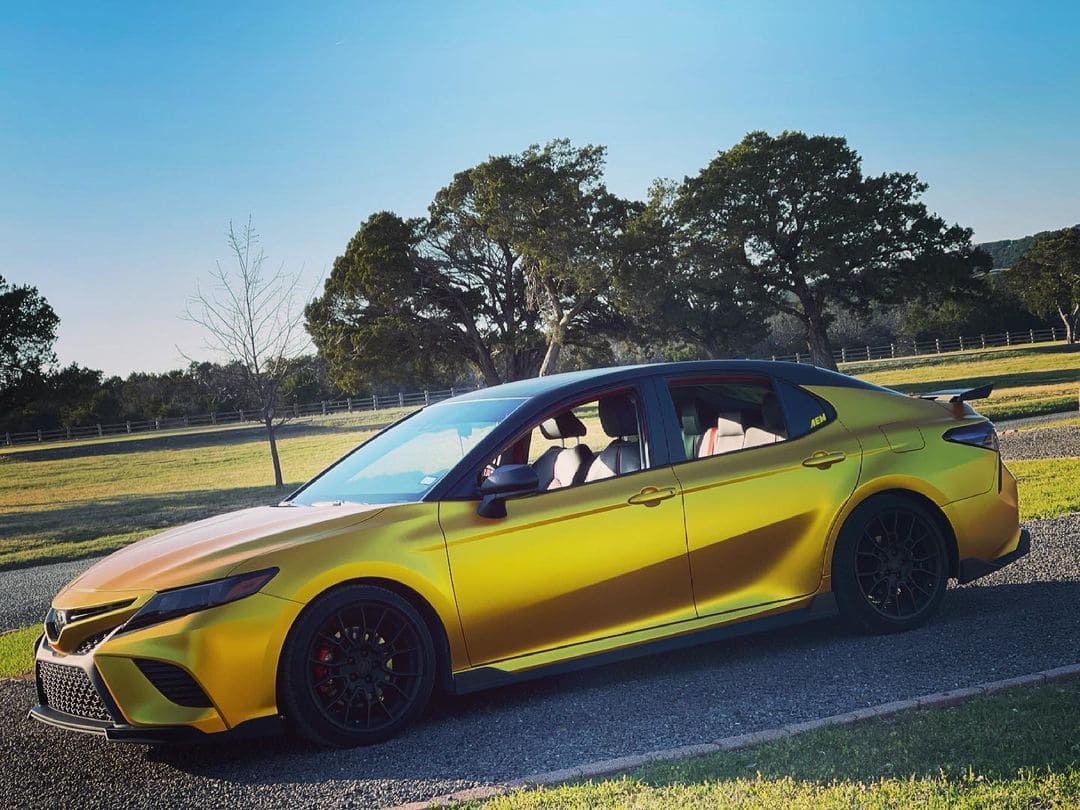 Wrapped 2020 Toyota Camry TRD