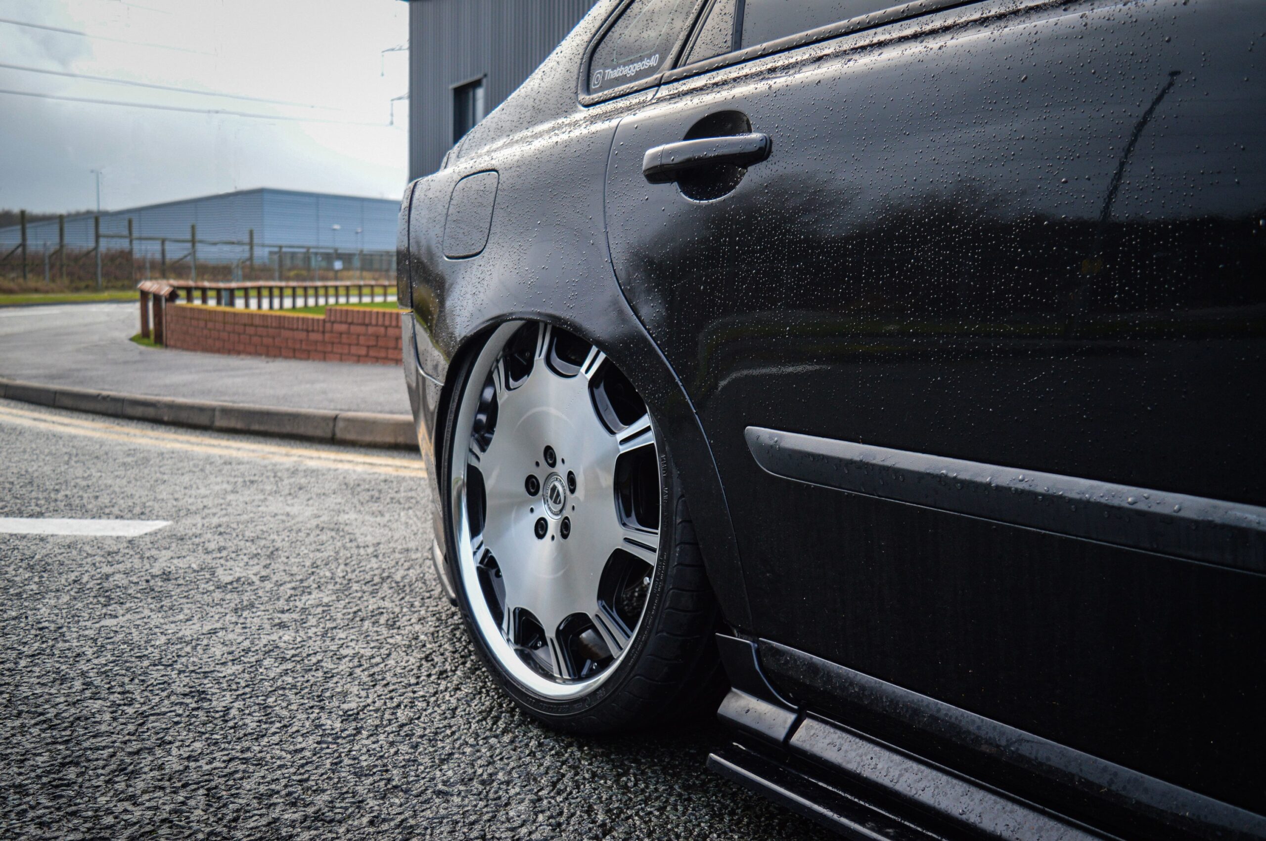 Bagged 2005 Volvo S40 With Rims