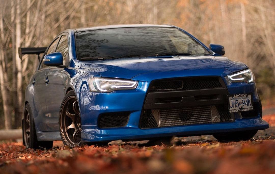 Lowered 2015 Mitsubishi Evolution