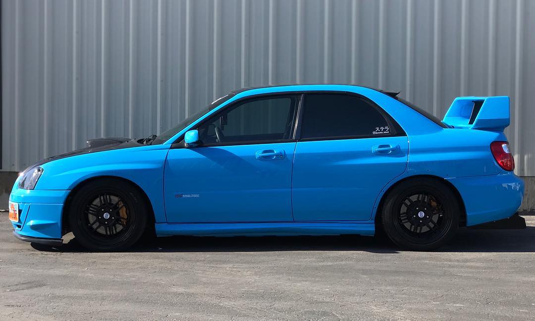 Tinted Subaru STI