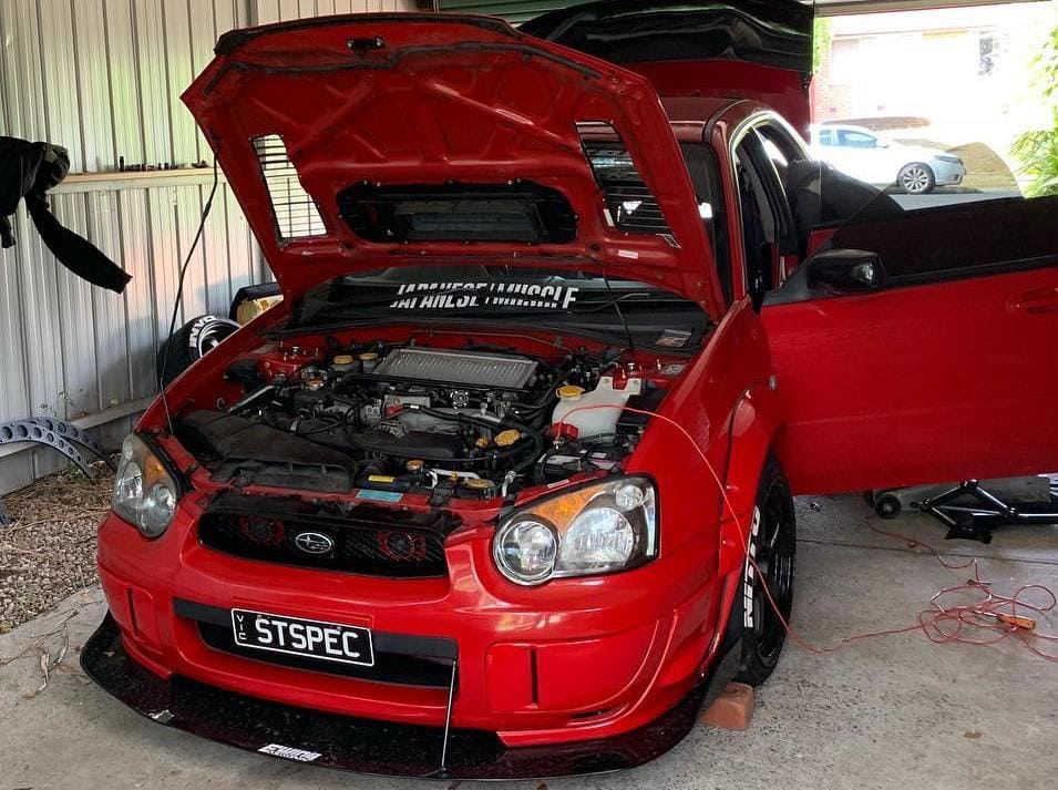 Subaru WRX Engine bay