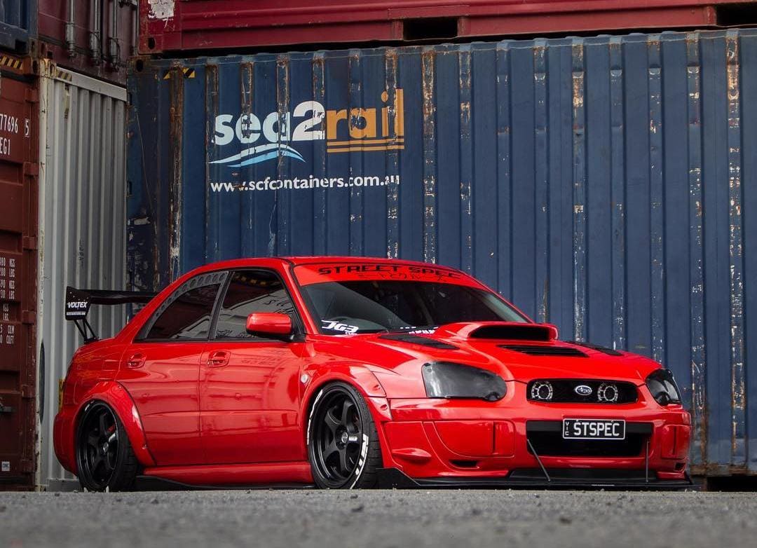 Subaru WRX On Air suspension 