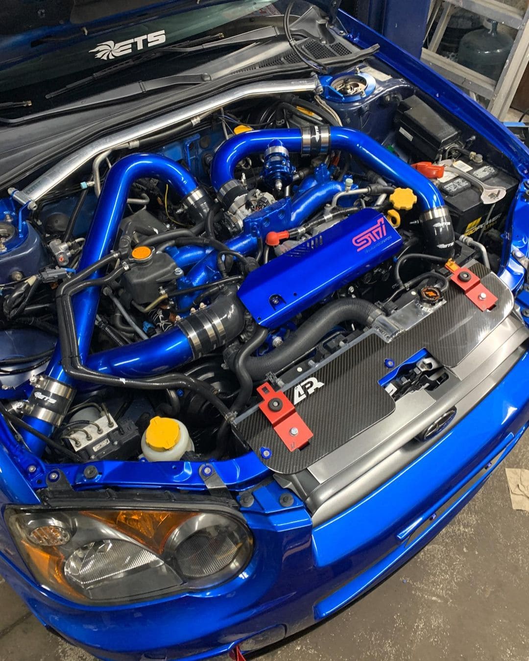 Subaru STI Engine bay