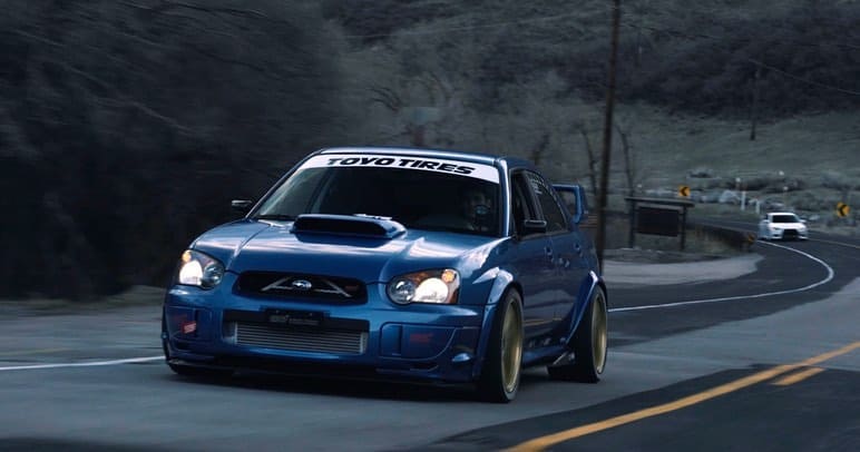 Modified Subaru STI 