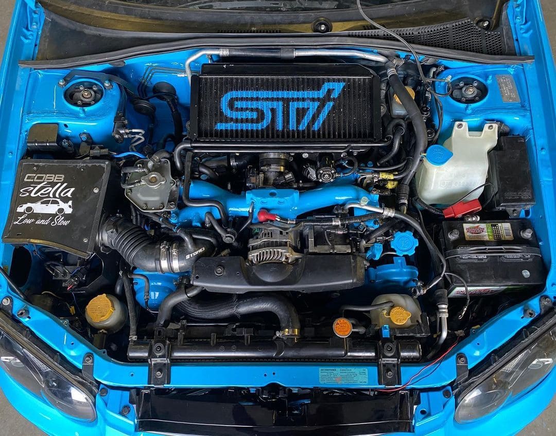 Subaru STI Engine bay