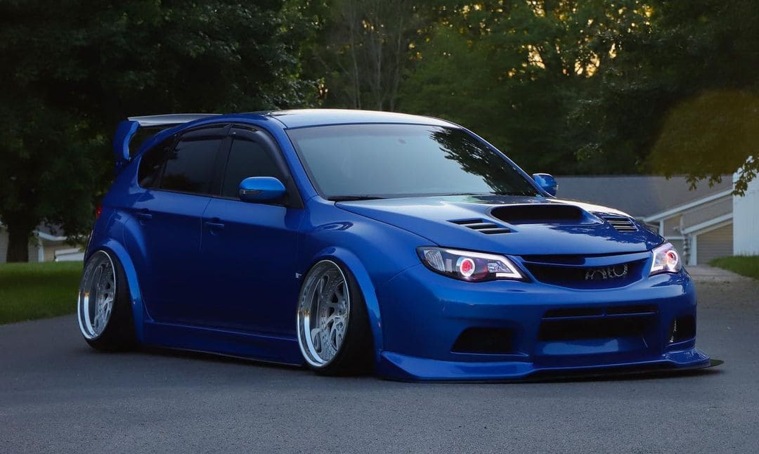 Subaru STI Hatchback On Air Suspension 