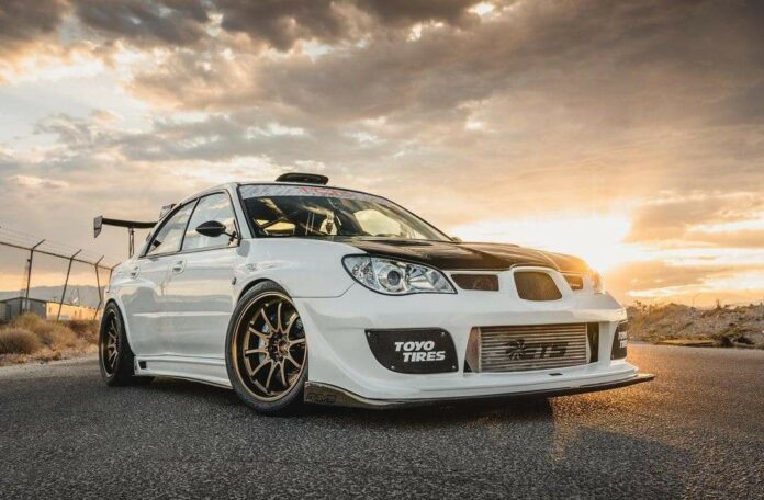 Modified Subaru STI