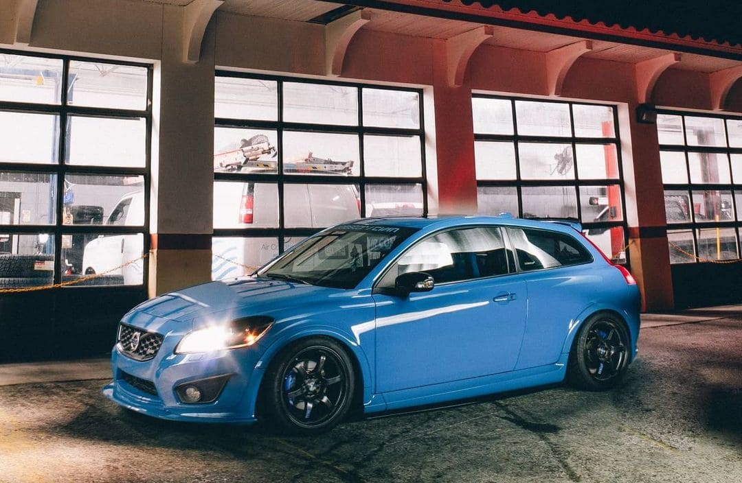 Lowered Volvo C30 Polestar 