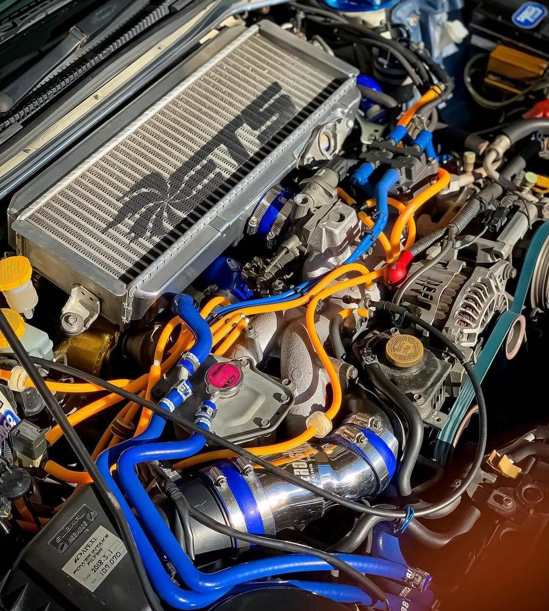 Subaru STI Engine bay