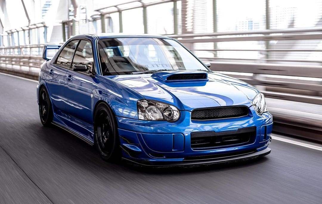 Modified Subaru STI