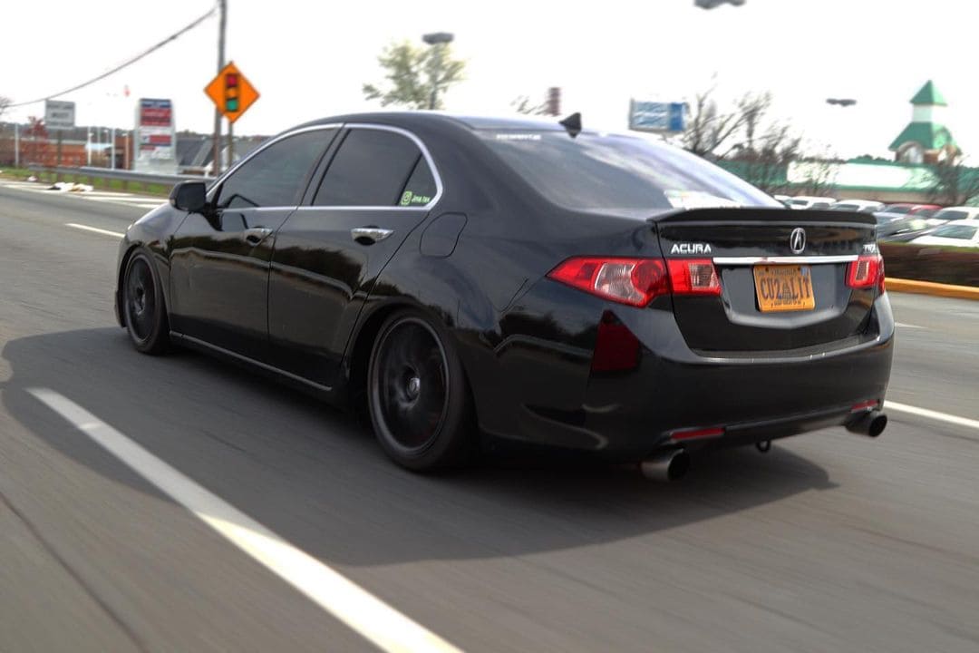 Lowered Acura TSX