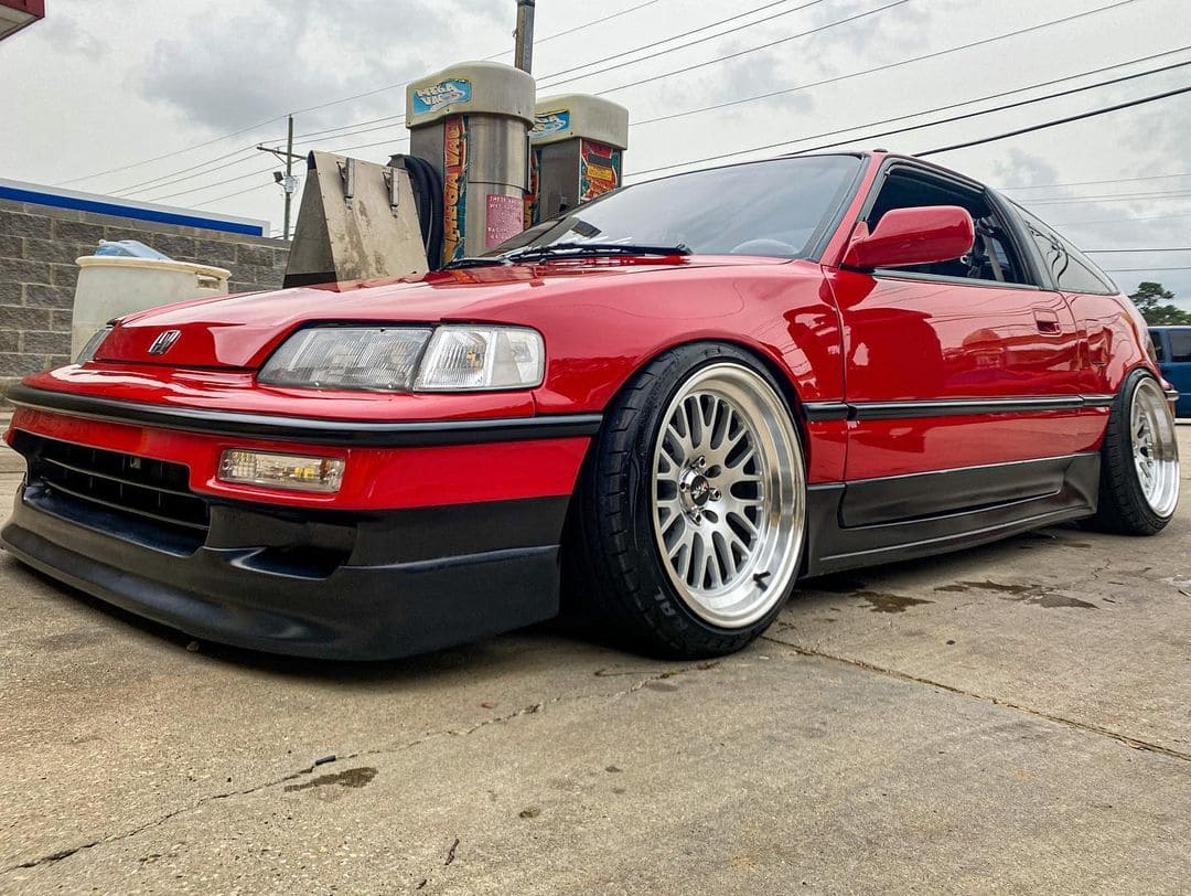 Honda CRX With Rims