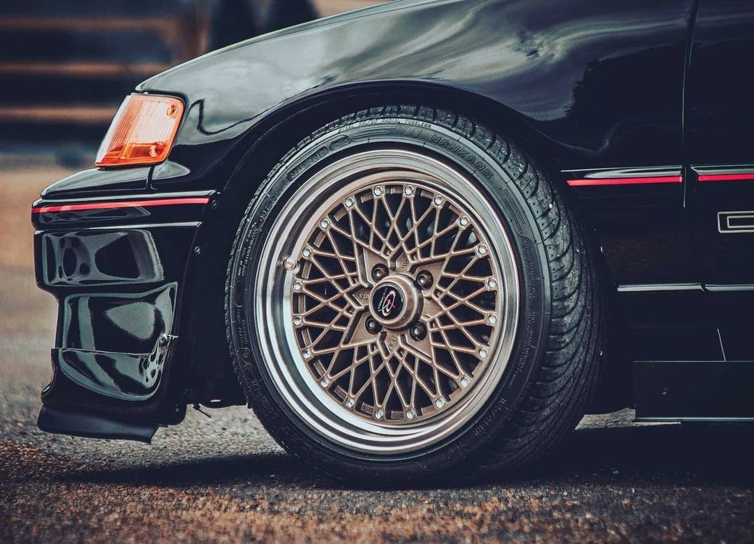 Honda CRX With Rims