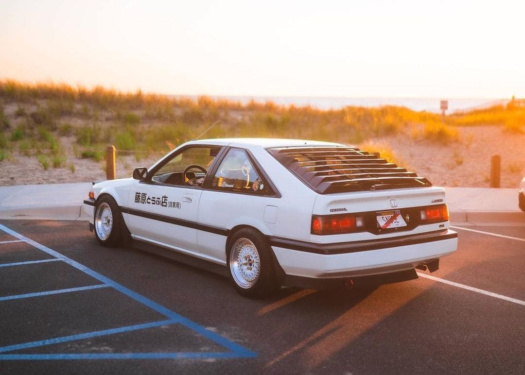 86 Honda Accord With Rims