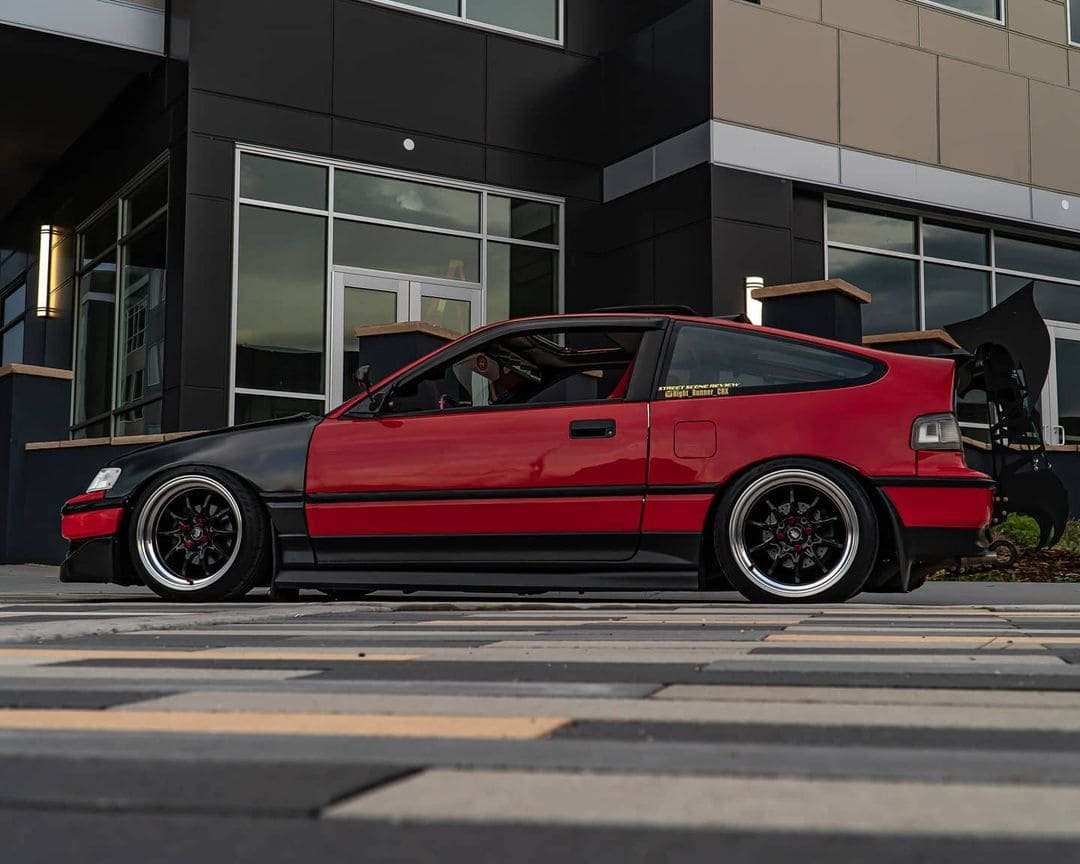 Lowered 1990 Honda CRX SI