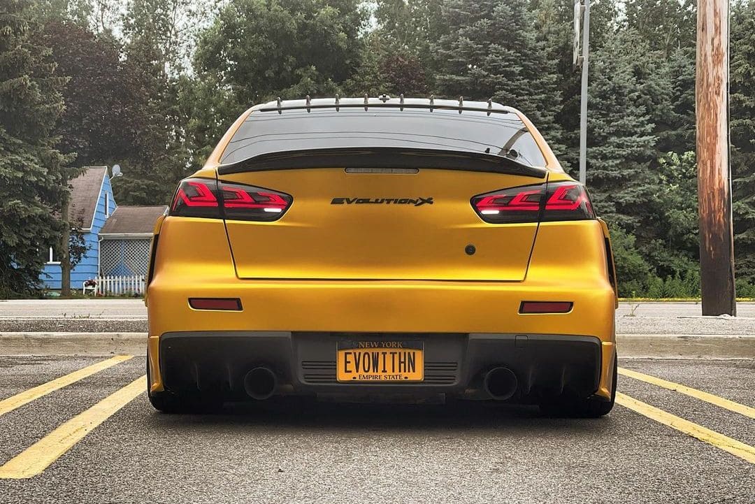 Mitsubishi EVO X Rear End