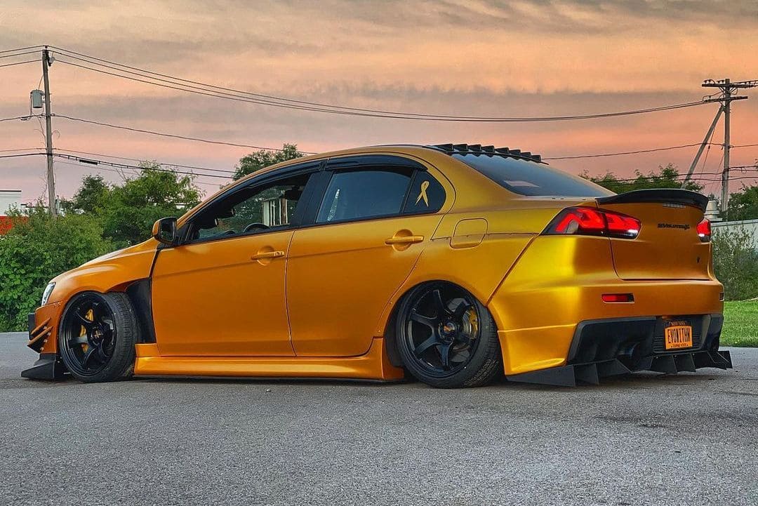 Wrapped Mitsubishi EVO X