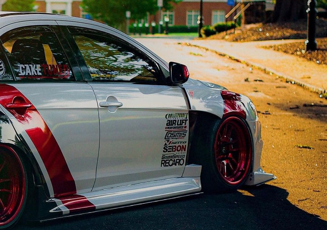 Lancer Mitsubishi Evolution X Tinted