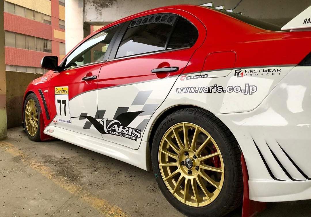 Wrapped Mitsubishi Lancer Evolution X