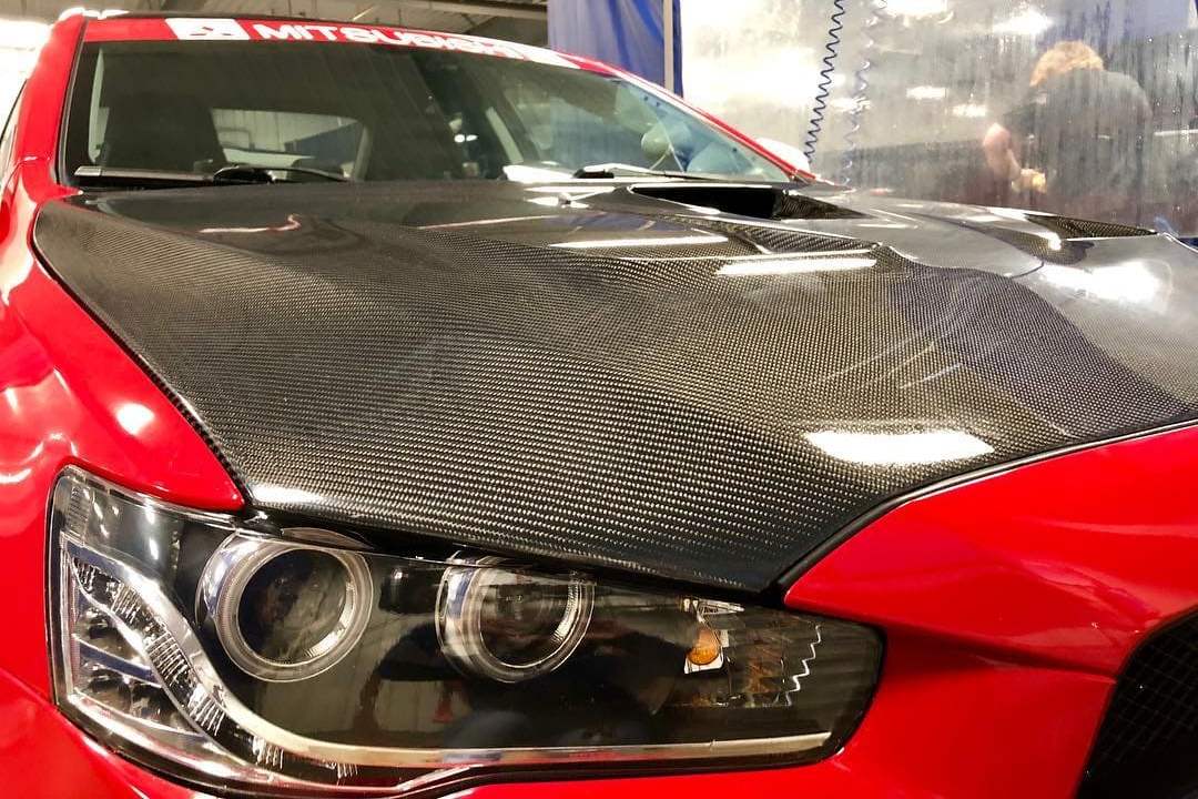 Mitsubishi Lancer Evolution X Carbon Hood