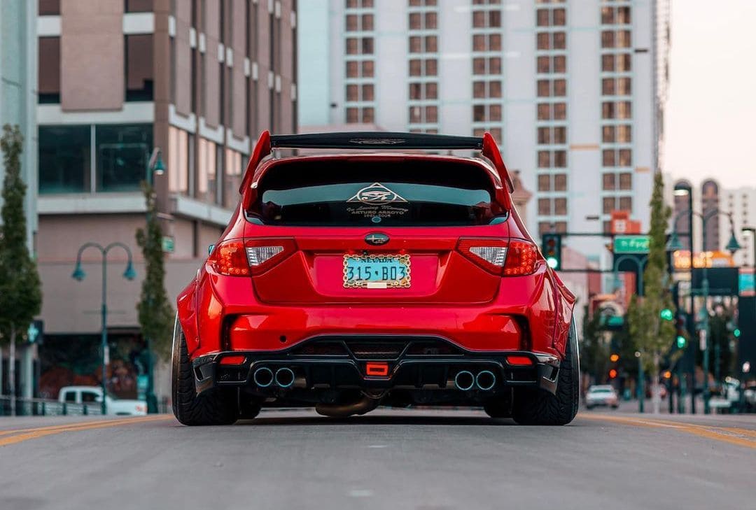 2011 Subaru WRX Hatchback Rear End