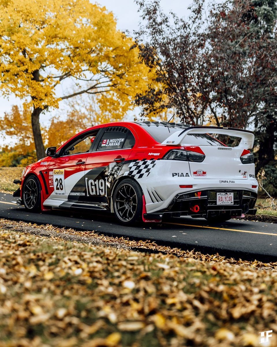 Mitsubishi Lancer Evolution X Rear End