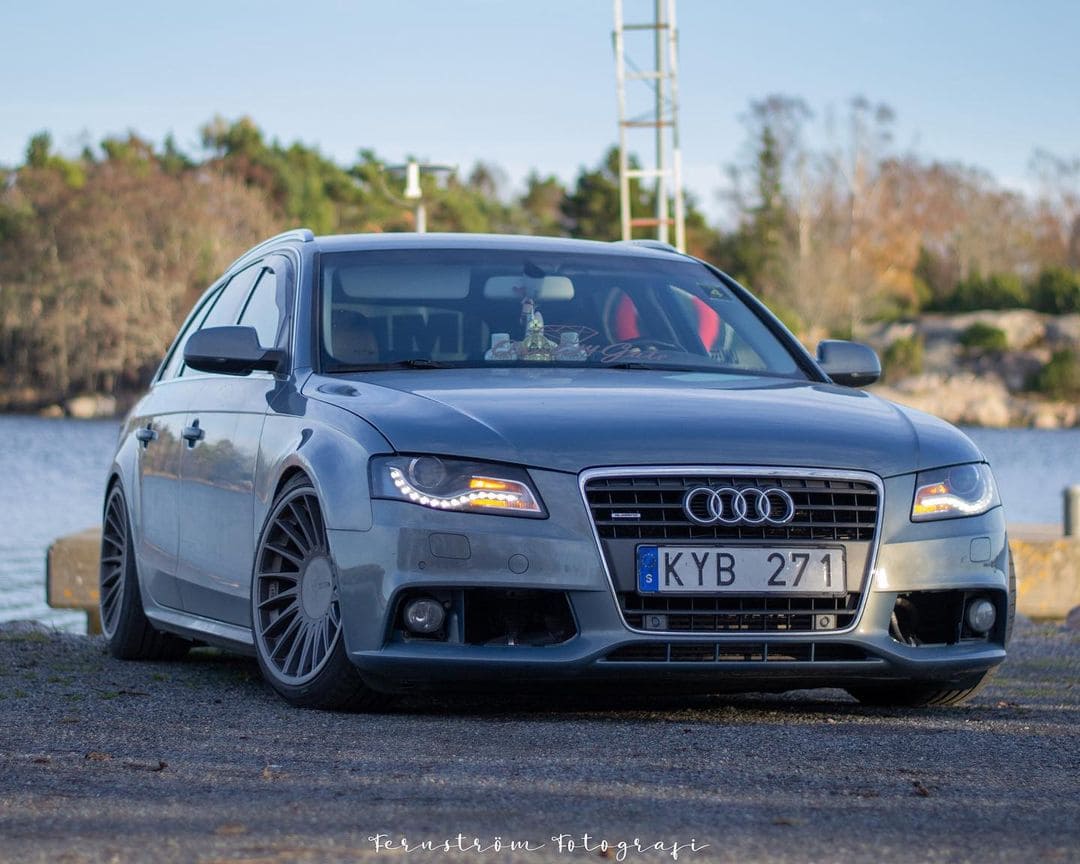 Audi with wheels