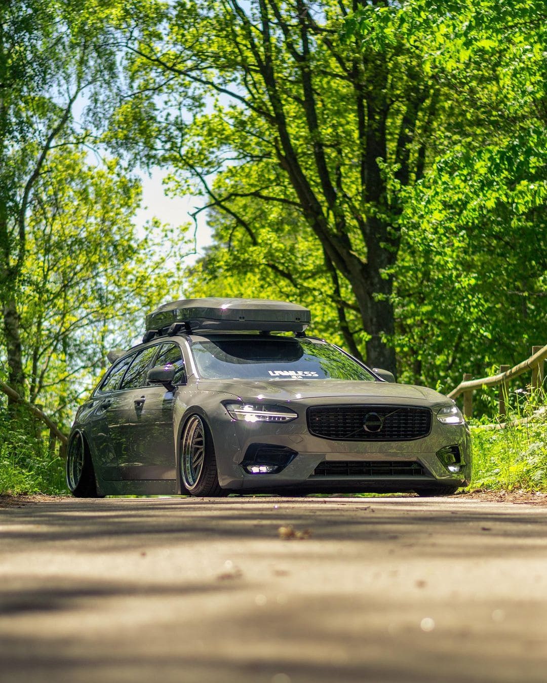 Gray Volvo V60