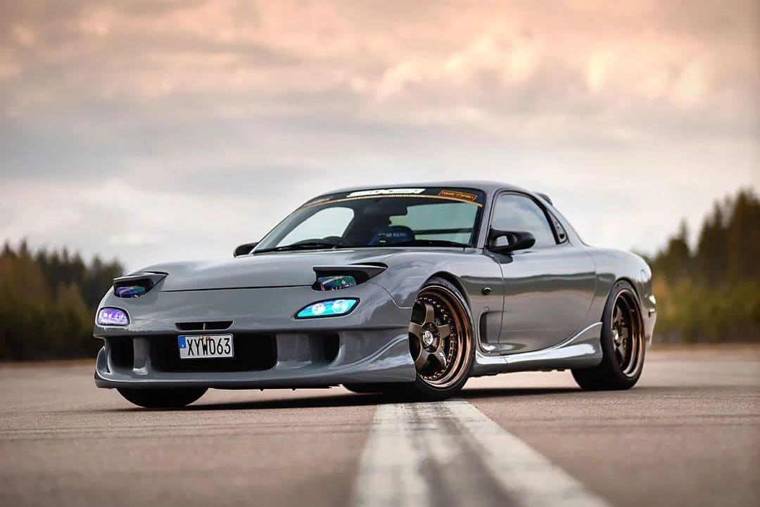 Lowered Mazda Rx7 Fd3s