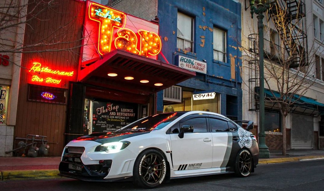 Wrapped 2015 Subaru WRX STI limited