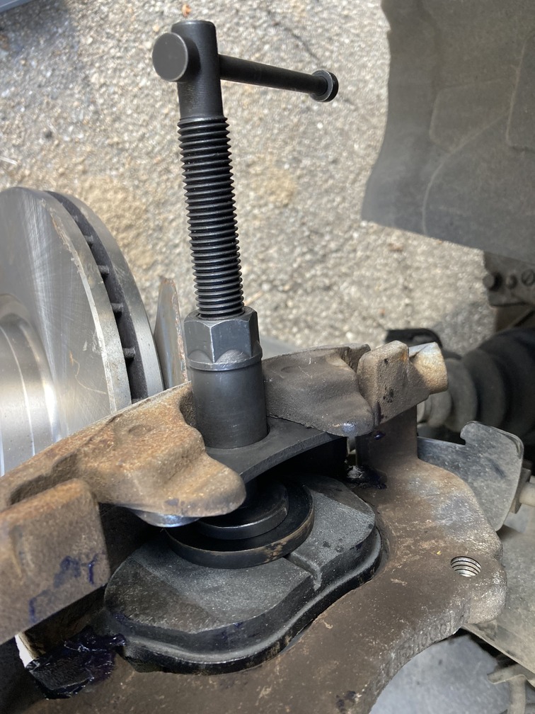 brake tool to compress calipers