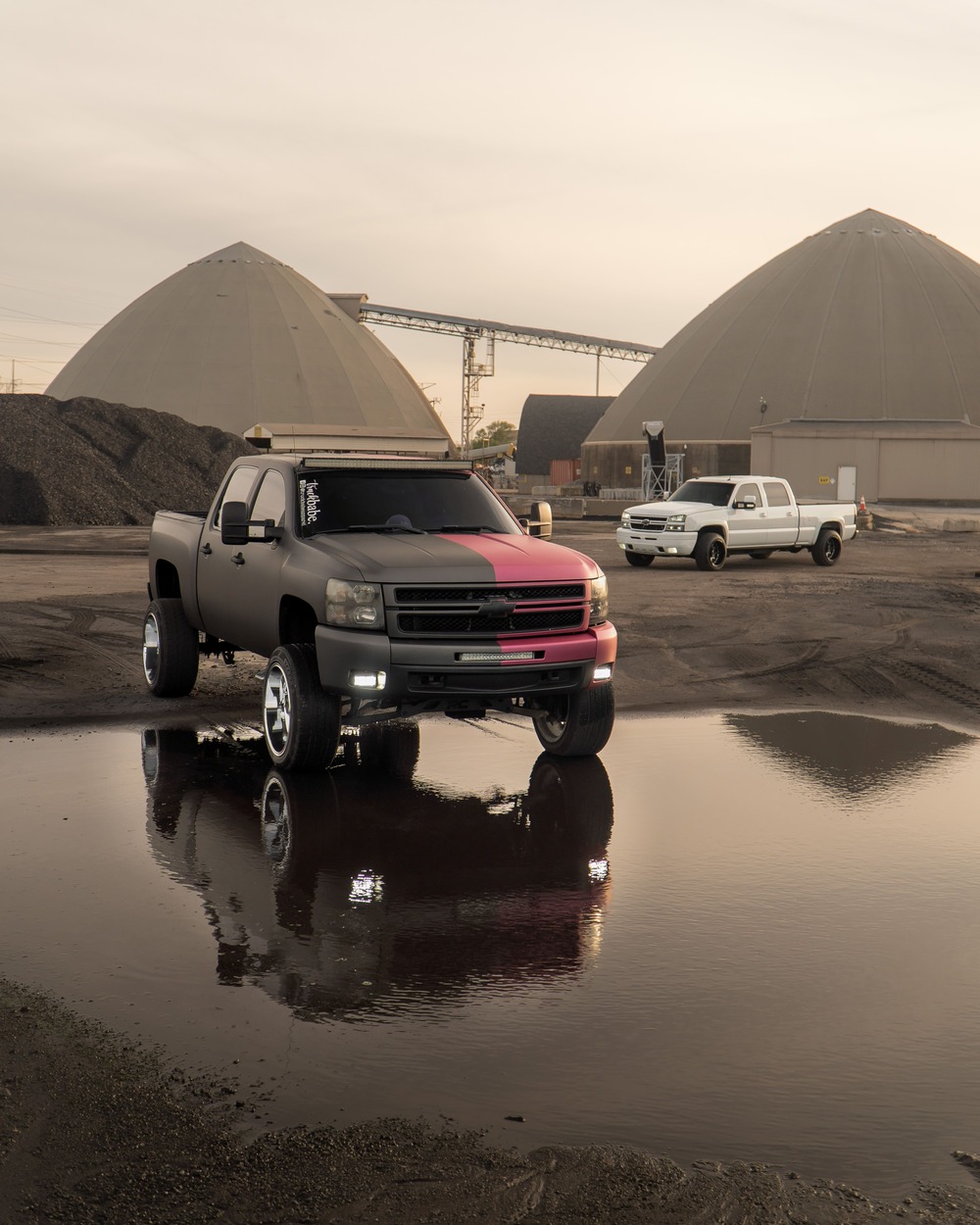 Wrapped Chevy Silverado 