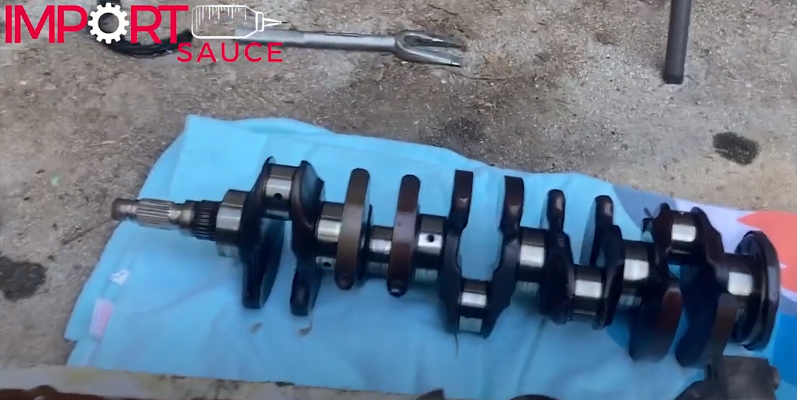 Volvo P1 Chassis S40 C30 V50 C70 Crankshaft Removal