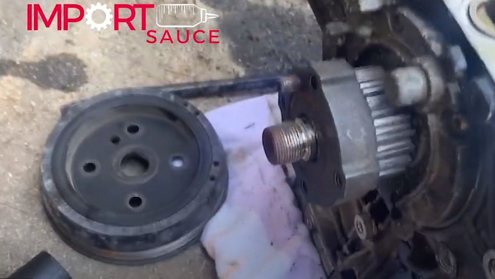 Volvo P1 Chassis S40 C30 V50 C70 Harmonic Balancer Dampener Removal